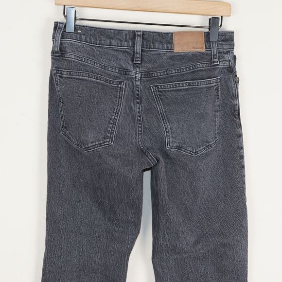 Madewell Mid Rise Perfect Vintage Straight Rosella Wash Black Jeans 26 Petite - Picture 4 of 12
